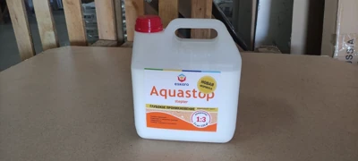 Грунт акриловый глубокого проникновения Eskaro Aquastop Stepler 3 л, концентрат 1:3