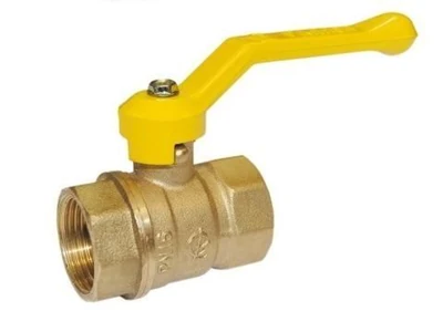 Кран шаровый Галлоп 3/4 гг ручка-рычаг 220 газовый латунь