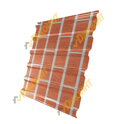 Профнастил МП-20 0,5 Printech Red Brick (Красный кирпич)