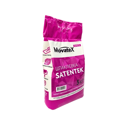 MOVATEX Шпаклёвка гипсовая финишная SATENTEK, 5 кг