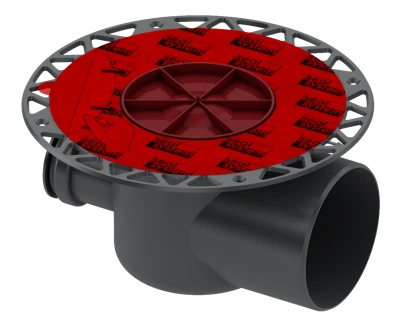 Сифон горизонтальный с фланцем DN 100 без решетки TECEdrainpoint S