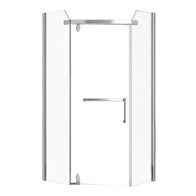 Душевая кабина AOCLEAR 90/200 A-032 (без поддона, прозрачная, хромированная)