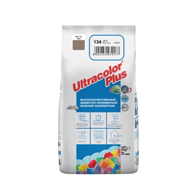 MAPEI Затирка цементная ULTRACOLOR PLUS 134 шелк (2 кг)