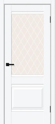 Дверь межкомнатная полотно Прима-3 пэт White Silk 2000x600 мм