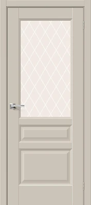 Дверь межкомнатная полотно Неоклассик-35 пэт Cream Silk 2000x700 мм White Crystal