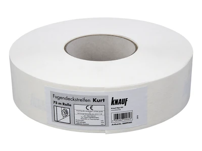Армирующая бумажная лента для заделки швов ГКЛ KNAUF Курт 75 м (50 мм)