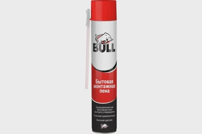 Пена монтажная бытовая BULL SF550 550 г, 0,55 кг