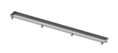 Основа для плитки TECEdrainline plate, нержавеющая сталь, прямая 900 мм, полированная