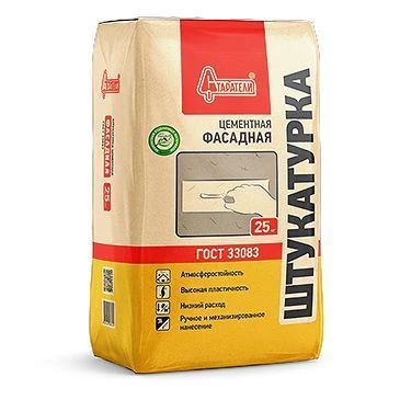 СТАРАТЕЛИ Штукатурка цементная Фасадная 25 кг