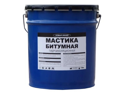 Мастика битумная Новая линия, 18 кг