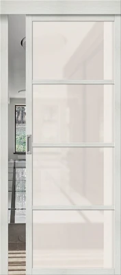 Дверь межкомнатная полотно Твигги-11.3 эко шпон Bianco Melinga Magic Fog 2000x700 мм
