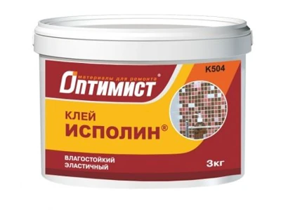Клей Исполин влагостойкий для внутренних работ Оптимист 3 кг