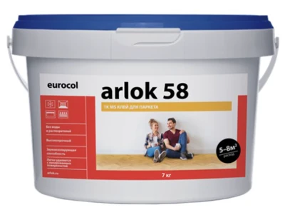 Клей Arlok 58 1-К SMP паркетный, 7 кг