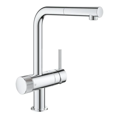Смеситель для мойки GROHE BLUE MINTA PURE вытяжной излив, под фильтр 31721000