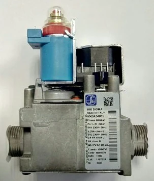Газовый клапан SIT SIGMA 845 Fondital для котлов Pictor, Aries, Victoria, Antea, Minorca, Itaca, Formia