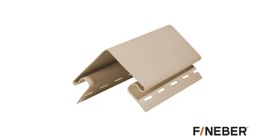 Угол для сайдинга Fineber Наружный угол 80 мм CLASSIC COLOR Сакура