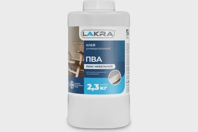 Мебельный клей ПВА Лакра Люкс, 2,3 кг