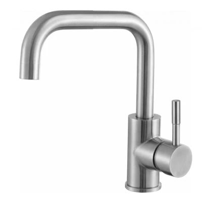 Смеситель для мойки HAIBA HB72304-4 нержавеющая сталь 1/2