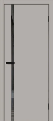 Дверь межкомнатная полотно Браво-0.40.П пэт Grey Silk 2000x600 мм