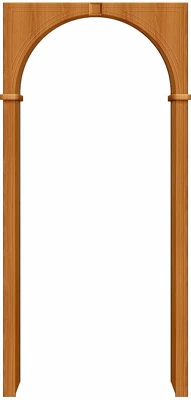 Арка ПВХ Браво Milano Vero 230x70-150x40
