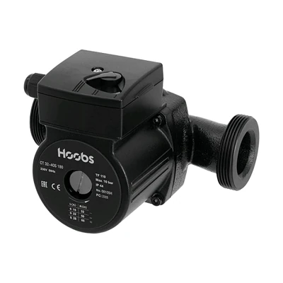 Насос циркуляционный CT 32-80S 180мм 245Вт 1x230В 50Гц (с гайками) Hoobs