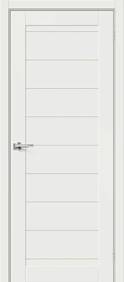Дверь складная Браво-21 эмалит White Matt 2000x350 мм