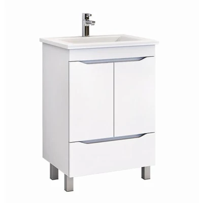 Тумба VIGO GRANI 75 с чашей белая tn.GRI.OSK.75.2D.1Y
