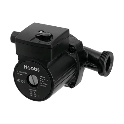 Насос циркуляционный CT 25-80S 180мм 245Вт 1x230В 50Гц (с гайками) Hoobs
