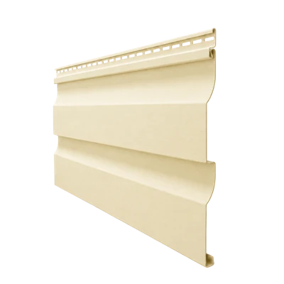 Сайдинг виниловый Docke PREMIUM Корабельный брус D4,5D Банан