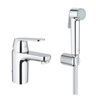 Смеситель для умывальника GROHE EUROSMART COSM с гигиеническим душем 3/8 23125000