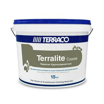 TERRALITE Декоративная штукатурка на основе мраморной крошки Coarse (Крупнозернистый) 319-C 15 кг