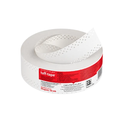 Лента для швов ГКЛ, 57 мм*30 м толщина 0,41 мм TUFF TAPE TT-30 STRAIT-FLEX