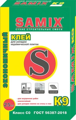 SAMIX К-9 Плиточный клей ( ) 25 кг