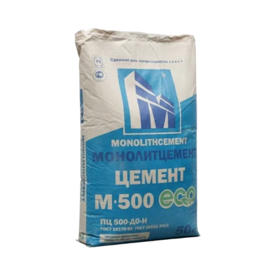 Цемент Портландцемент М500 Д0 ЦЕМ 0 42,5 H Монолитцемент ЭКО 50 кг