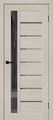 Дверь межкомнатная полотно Браво-27 эко шпон Cream Melinga Mirox Grey 2000x900 мм
