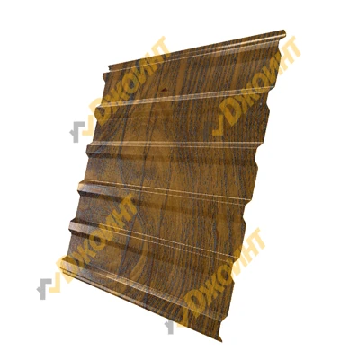 Профнастил МП-20 0,5 Printech Real Print Noble Chestnut (Благородный каштан)