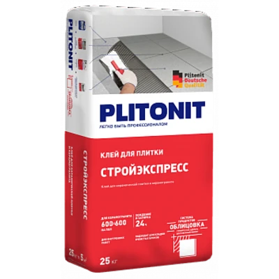 PLITONIT СТРОЙЭКСПРЕСС Плиточный клей, 25 кг