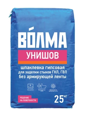 ВОЛМА УНИШОВ Шпаклевка гипсовая (ВТР) 25 кг