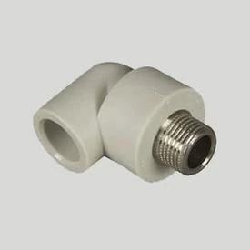 ПП Угольник FV Plast D20х3/4 наружная резьба (серый)