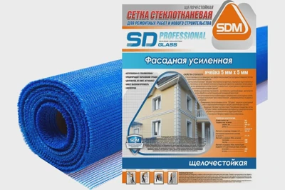 Сетка фасадная SDM 160 г/м2, 1*10 м
