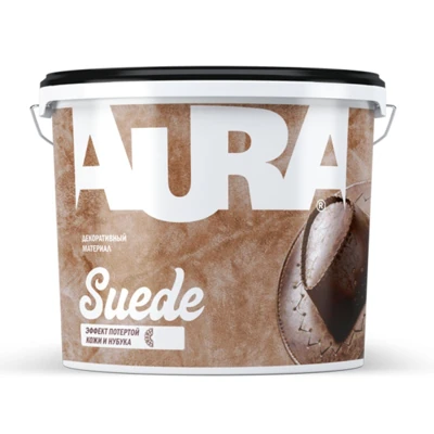 AURA Декоративный материал c эффектом потертой кожи и нубука " Suede" 5 кг