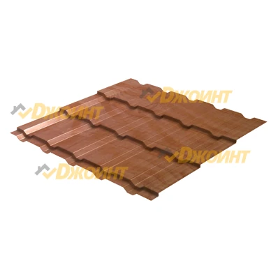 Металлочерепица Каскад 0,5 Printech Alder 3D (Ольха 3D wood)