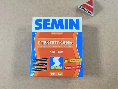 Клей сухой для стеклообоев SEM TDV SEMIN 350 г, 0,35 кг