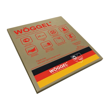 Монолитный поликарбонат WOGGEL Бронза 8 мм (3,05*2,05 м)