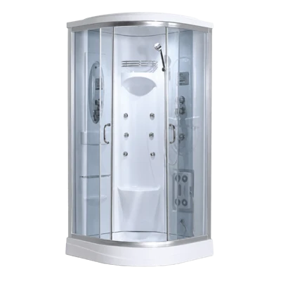 Душевая кабина AOCLEAR 90/210 AKL-002 модА (напольная, гидромассаж, матовая, хромированная, акриловая)