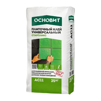 ОСНОВИТ Клей плиточный СТАРПЛИКС AC11 (25 кг)