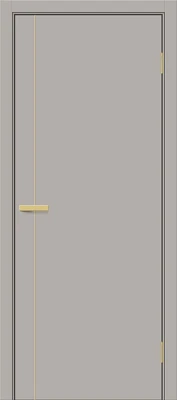 Дверь межкомнатная полотно Браво-0.10.П (SG:P3) пэт Grey Silk 2000x900 мм