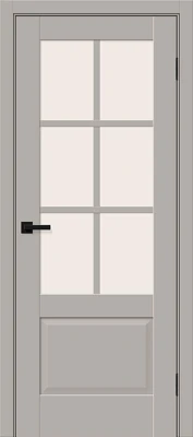 Дверь межкомнатная полотно Прима-13.0.1 пэт Grey Silk 2000x600 мм