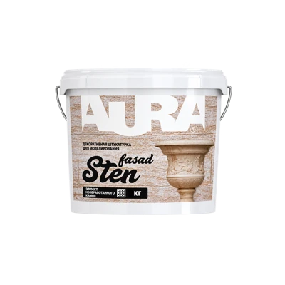 AURA DEKOR STEN FASAD Декоративная штукатурка для моделирования 16 кг