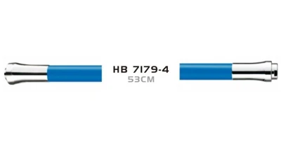 Излив для умывальника HAIBA гибкий синий HB7179-4
